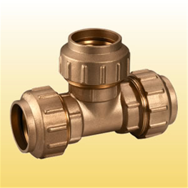 Raccord de compression PE en laiton